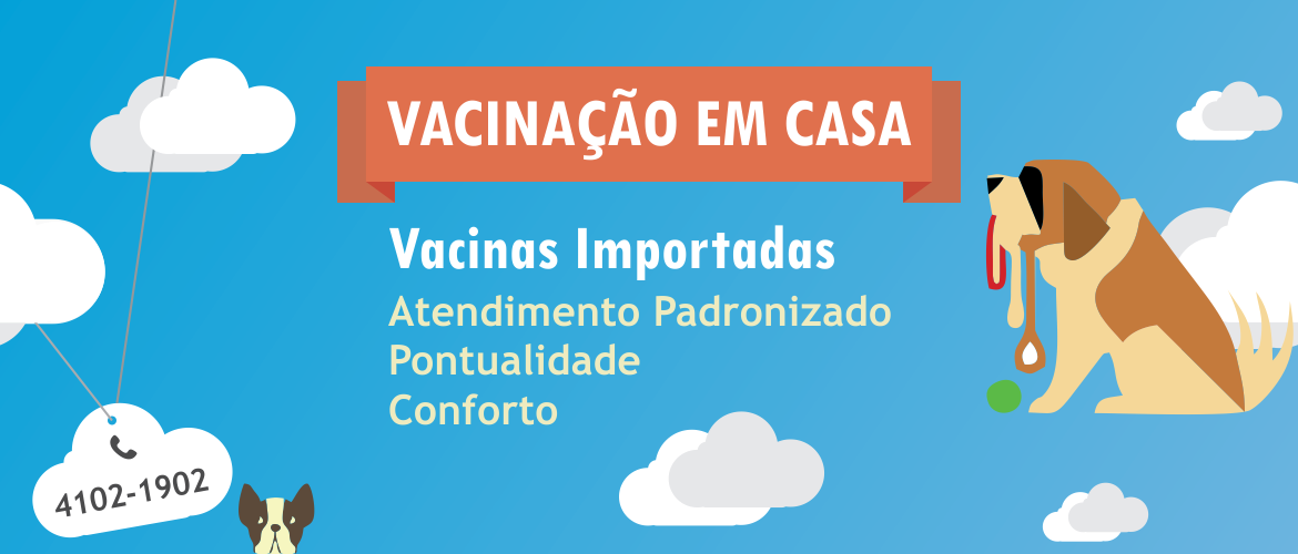 Vacinas Importadas para o seu Cão ou Gato sem sair de Casa. Atendimento padronizado, pontualidade e conforto